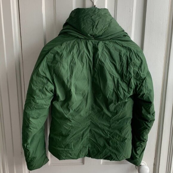 Add Down Green Down Puffer Jacket Coat - Picture 9 of 9